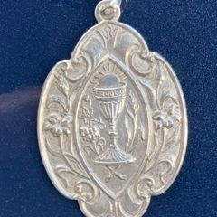 Large Sterling Silver Medal