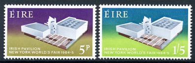 Ireland 1964 - Scott # 194-195 - New York World's Fair : Complete Set - Mint Never Hinged