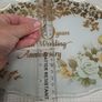 Glass platter 50 years Golden Wedding Image 4
