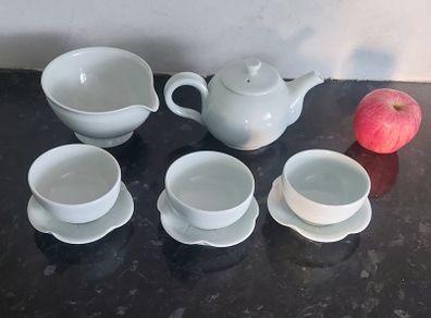 Miniature ceramic tea set