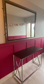 Hallway console table and mirror - Open to offers