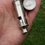 Antique "the Metropolitan" Patent Numbered Whistle Vintage And Compass Image 2