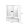 Bathroom Mirror Cabinet with Double Doors Image 6