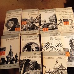 1960s 10 Classic Works of Literature in German Language. Vintage.
