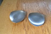Stainless Steel Butter Plates x 2 for Sale