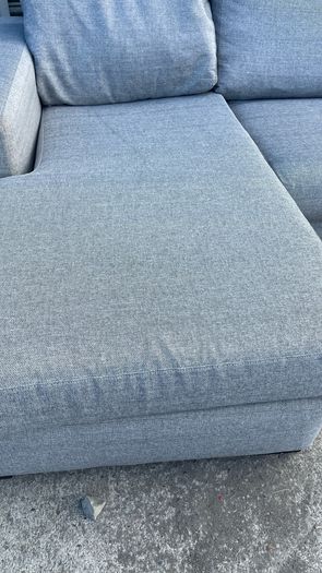 Grey Corner L sofa/couch