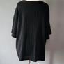 Shein black ribbed top, Size 3XL / UK22 Image 4