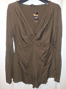 SALE! Brown Maternity Top