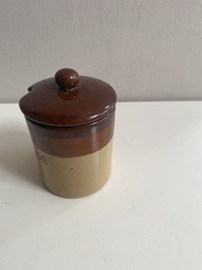 Vintage  pottery marmalade Jar