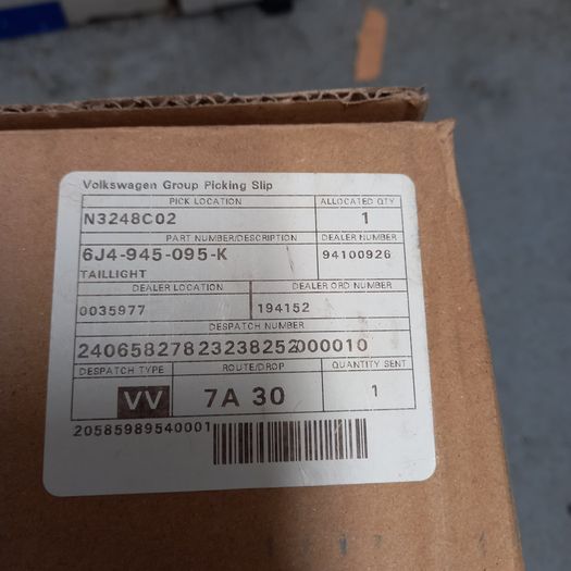 Seat Ibiza Mk5 Left Tail Lamp