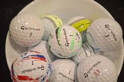 10 Premium Taylormade balls