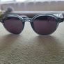 D.Franklin Ultra Light S Round Crystal Grey / Black Sunglasses Image 2