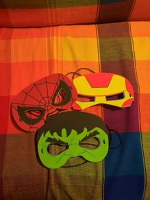 Superhero masks (pack of three)