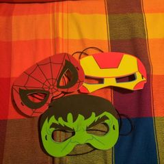 Superhero masks (pack of three)