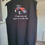 Black Gilet Vest - If She's Not Red. Size S.  New Image 2