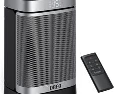 Space Heater Atom One, 3-Mode 3-Speed 70 Degree Oscillating Electric PTC Ceramic Heater with Thermostat, 1-12H Timer, Remote Control, Overheating & Tip Over Protection,Energy-Saving-ECO-Mode (FREE POSTAGE)
