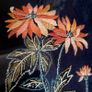 Mid-century trio of floral needlepoint embroidery Image 2