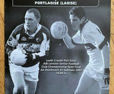2007 St. Vincent's v Portlaoise - GAA Leinster Club Football Championship Programme