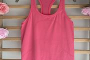 Lululemon size 10 race back top coral shade