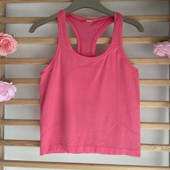 Lululemon size 10 race back top coral shade