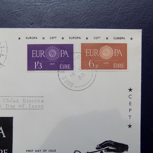Ireland 1960.Europa Stamp First Day Cover.FDC.Very Fine Condition.