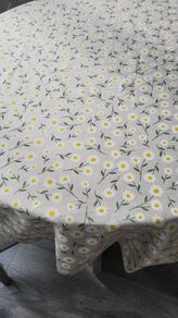 Tablecloths. Round, rectangular.  Matching tea cosy.