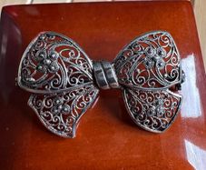Antique filigree silver Brooch
