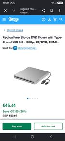 RegionnFree Blueray DVD player