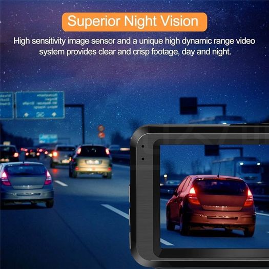 NEW SALE | Dash Cam for Cars Front and Rear and SD Card Included 1080P Full HD In Car Camera Dual Lens Dashcam for Cars 170 Wide Angle Sony Sensor with Loop Recording and G-sensor