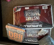 3 disposable barbecue
