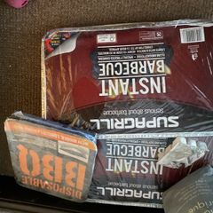 3 disposable barbecue