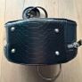 Round leather crossbody bag - Argument Image 4