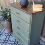 Stunning Customised Solid Wood Chest of drawers. Image 3