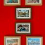 Framed Vintage Irish Postcard Collection Image 2