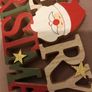 Merry christmas wooden sign(standing) Image 2