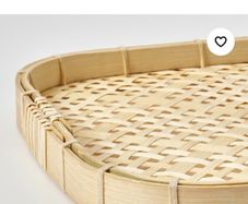 2 IKEA Bamboo trays new stackable