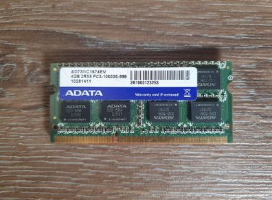 4GB Laptop Memory