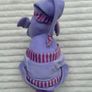Heffalump Lumpy Soft Toy Plush Winnie Pooh Dressing Gown Night Cap approx. 28 cm Used Please look at the pictures Image 5