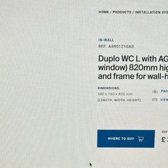 Roca Wall Hung Toilet