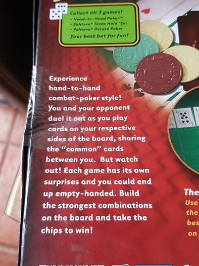 Head to head poker game