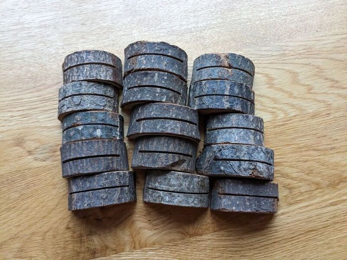 Wooden name stands