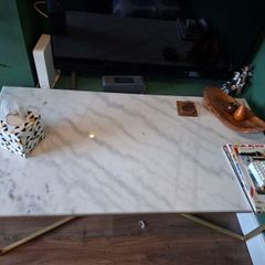Coffee Table White Marble