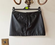 Pleather skort