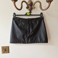 Pleather skort