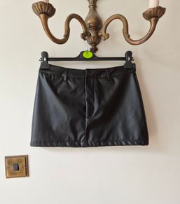 Pleather skort