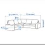 4 Seater L shaped Sofa Image 4