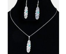 Boho Style Set: Earrings + Pendant - lovely gift + other amazing sets available