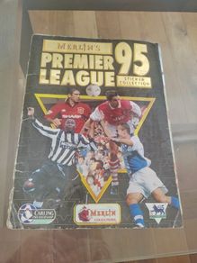Merlin's Premier League 95 Sticker Collection 90% Complete - Poor Condition