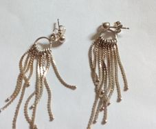 Silver Tassel Earrings