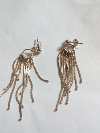 Silver Tassel Earrings